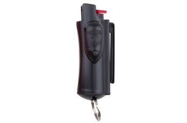 Image of Guard Dog Security AccuFire Keychain Pepper Spray, w/Laser, Black PS-GDAF-BK