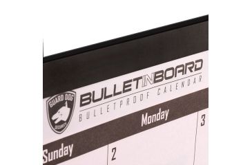 Image of Guard Dog Security BulletInBoard, Black, BP-GDBB