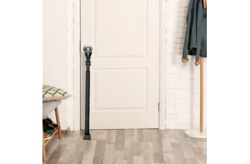 Image of Guard Dog Security DoorKeeper Adjustable Security Door Bar with Alarm, Black, One Size, DS-GDDK-BK-AL