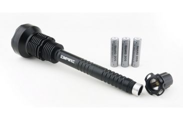 Image of Guard Dog Security Empire - 1400 Lumen Waterproof Tactical Flashlight, 5 Functions, Black TL-GDE1400, EDEMO1