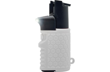 Image of Guard Dog Security Light Em Up, 1/2 oz Pepper Spray with Grip LED Case, White, One Size, PS-GDLEU-WT