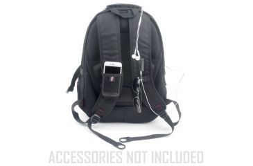 Image of Guard Dog Security ProShield 2 Bulletproof Backpack 37 L, NIJ Level IIIA, Black/Pink, BP-GDP2-PK