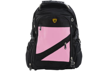Image of Guard Dog Security ProShield 2 Bulletproof Backpack 37 L, NIJ Level IIIA, Black/Pink, BP-GDP2-PK