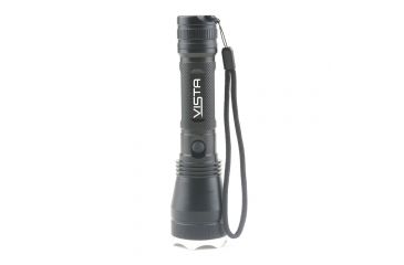 Image of Guard Dog Security Vista 370 Lumen Rechargeable Tactical Flashlight, Black TL-V370 
