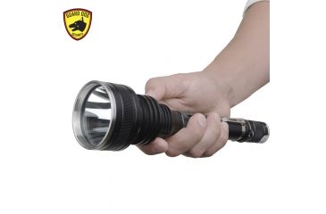 Image of Guard Dog Security Xcess- 1200 Lumen Waterproof Tactical Flashlight, 4 Functions, Customized Dimmer, Black TL-GDX1200
