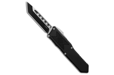 Image of Guardian Tactical Guardian Tactical GTX-025 Black OTF Automatic Knife 2.5" Two-Tone Tanto, Black, Elmax, adult, BHQ-194208