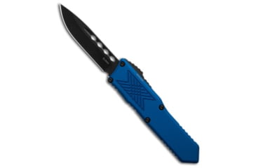Image of Guardian Tactical Guardian Tactical GTX-025 Blue OTF Automatic Knife 2.5" Black, Blue, Elmax, adult, BHQ-194217