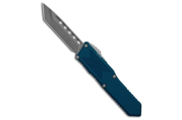 Image of Guardian Tactical Guardian Tactical GTX-025 Blue OTF Automatic Knife 2.5" Stonewash Tanto, Blue, Elmax, adult, BHQ-194225
