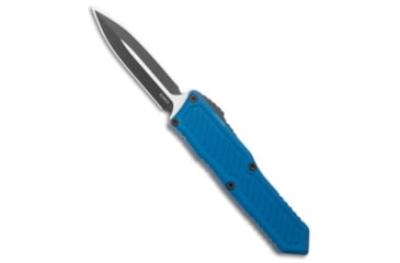 Image of Guardian Tactical Guardian Tactical GTX-025 D/E Dagger OTF Knife Blue Aluminum 2.75" Two-Tone, Blue, ELMAX, adult, BHQ-213960