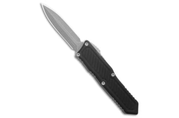 Image of Guardian Tactical Guardian Tactical GTX-025 Dagger OTF Knife Black Aluminum 2.75" Stonewash, Black, ELMAX, adult, BHQ-213958