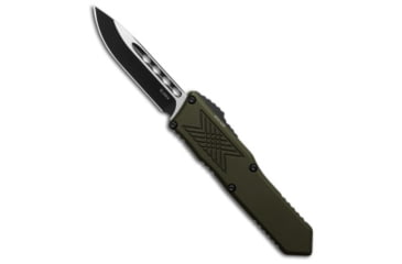 Image of Guardian Tactical Guardian Tactical GTX-025 OD Green OTF Automatic Knife 2.5" Two-Tone, Green, Elmax, adult, BHQ-194214
