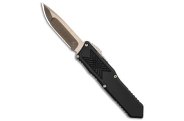 Image of Guardian Tactical Guardian Tactical GTX-025 OTF Auto Knife Reese Weiland Black 2.5" Bronze, Black, Elmax, adult, BHQ-175967