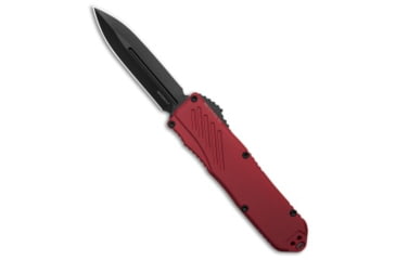 Image of Guardian Tactical Guardian Tactical RECON-035 G2 D/E OTF Knife Red Aluminum 3.3" Black MagnaCut, Red, CPM MagnaCut, adult, BHQ-215964