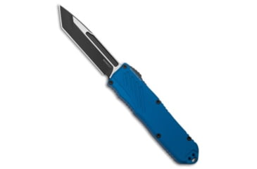 Image of Guardian Tactical Guardian Tactical RECON-035 G2 T/E OTF Knife Blue Aluminum 3.3" Two-Tone, Blue, CPM MagnaCut, adult, BHQ-209463
