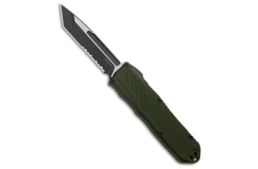 Image of Guardian Tactical Guardian Tactical RECON-035 G2 T/E OTF Knife OD Green 3.3" Two-Tone Serr, OD Green, CPM MagnaCut, adult, BHQ-209442