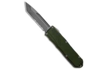 Image of Guardian Tactical Guardian Tactical RECON-035 G2 T/E OTF MagnaCut Knife OD Green Al 3.3" SW Serr, OD Green, CPM MagnaCut, adult, BHQ-209444