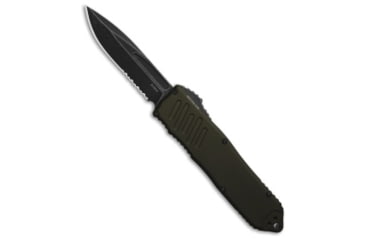 Image of Guardian Tactical Guardian Tactical RECON-040 OTF Auto Knife OD Green Aluminum 4" Dark SW Serr, OD Green, Elmax, adult, BHQ-206126