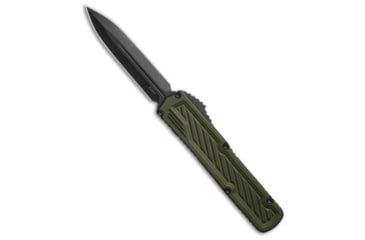 Image of Guardian Tactical Guardian Tactical Scout D/E OTF Knife OD Green Aluminum 3.5" Black Elmax, OD Green, Elmax, adult, BHQ-215905