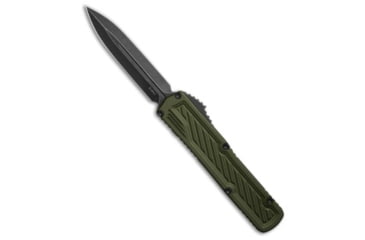 Image of Guardian Tactical Guardian Tactical Scout D/E OTF Knife OD Green Aluminum 3.5" Dark SW Elmax, OD Green, Elmax, adult, BHQ-215911