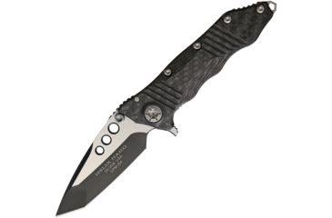 Image of Guardian Tactical Helix Nano Carbon Fiber Folding Knife,3.25in,CPM-154 Steel,Standard Edge,Tanto,Black and Satin,Black,Carbon Fiber Handle GT62221