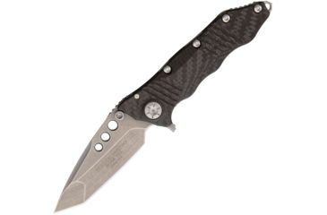 Image of Guardian Tactical Helix Nano Carbon Fiber Folding Knife,3.25in,CPM 154 Steel,Standard Edge,Tanto,Stonewash GT62521