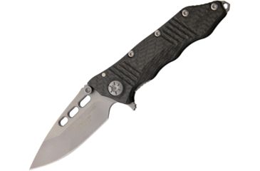 Image of Guardian Tactical Helix Nano Folding Knife,3.25in Satin Bead Blast Blade, Black Carbon Fiber Handle GT62311