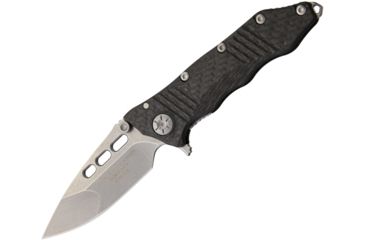 Image of Guardian Tactical Helix Nano Folding Knife,3.25in Satin Stonewash Blade,Black Carbon Fiber Handle GT62511