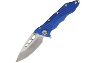 Image of Guardian Tactical Helix Nano Tactical Blue Folding Knife,3.25in,CPM-154 Steel,Standard Edge,Bead Blast and Satin GT63411B