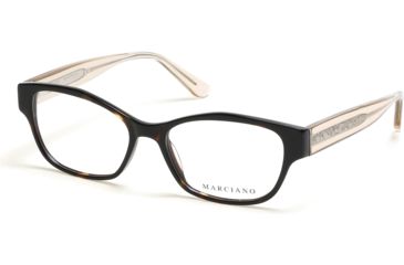 Image of Guess By Marciano GM0340 Eyeglass Frames - Dark Havana Frame, Dark Havana Lenses, 53 mm Lens Diameter GM034053052