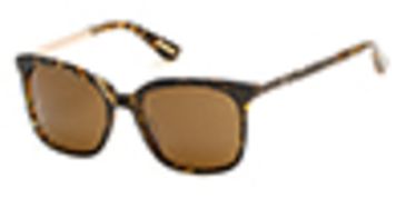 Image of Guess By Marciano GM0756 Sunglasses - Dark Brown Frame Color