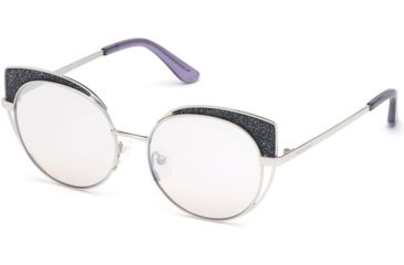 Image of Guess By Marciano GM0796 Sunglasses - Shiny Light Nickeltin Frame Color, Gradient Lens Color
