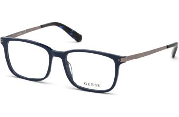 Image of Guess GU1963 Bifocal Prescription Eyeglasses - Blue Frame, 52 mm Lens Diameter GU196352092