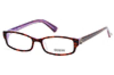 Image of Guess GU2526 Eyeglass Frames - Dark Havana Frame Color