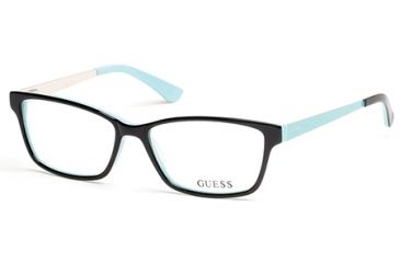 Image of Guess GU2538 Eyeglass Frames - Black Frame Color