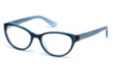 Image of Guess GU2592 Eyeglass Frames - Shiny Blue Frame Color