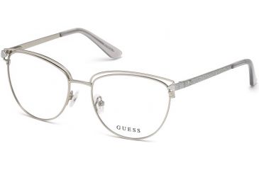 Image of Guess GU2685 Eyeglass Frames - Shiny Light Nickeltin Frame Color, Shiny Light Nickeltin Lens Color
