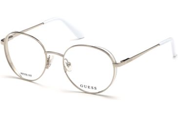 Image of Guess GU2700 Bifocal Prescription Eyeglasses - Shiny Light Nickeltin Frame, Shiny Light Nickeltin Lenses, 52 mm Lens Diameter GU270052010