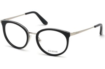 Image of Guess GU2707 Eyeglass Frames - Shiny Black Frame Color, Shiny Black Lens Color