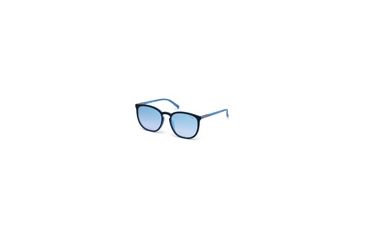 Image of Guess GU3020 Sunglasses - Black Frame Color, Blue Mirror Lens Color