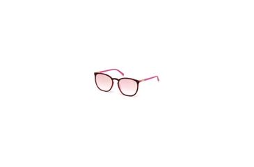 Image of Guess GU3020 Sunglasses - Dark Havana Frame Color, Bordeaux Mirror Lens Color