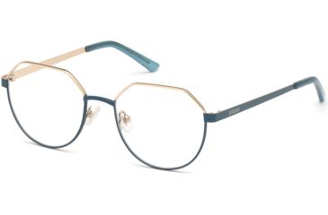 Image of Guess GU3042 Eyeglass Frames - Shiny Light Blue Frame Color