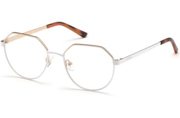 Image of Guess GU3042 Eyeglass Frames - White Frame Color