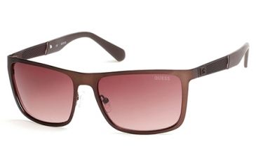Image of Guess GU6842 Sunglasses - Dark Brown Frame Color