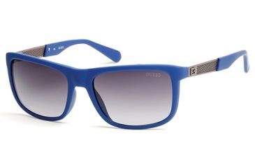 Image of Guess GU6843 Sunglasses - Blue Frame Color