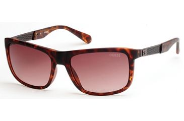 Image of Guess GU6843 Sunglasses - Havana Frame Color