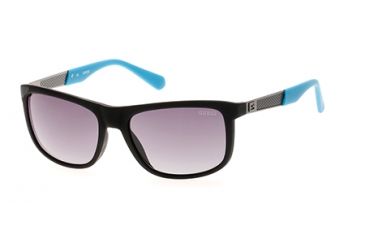 Image of Guess GU6843 Sunglasses - Matte Black Frame Color