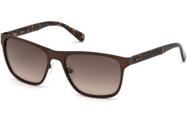 Image of Guess GU6891 Sunglasses - Matte Dark Brown Frame Color