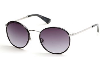Image of Guess GU7415 Sunglasses - Shiny Light Nickeltin Frame Color