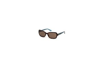 Image of Guess GU7474 Sunglasses - Dark Havana Frame Color