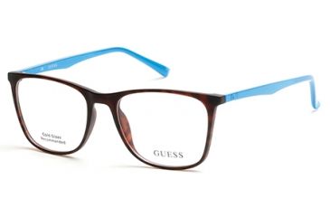 Image of Guess GU9150 Eyeglass Frames - Dark Havana Frame Color